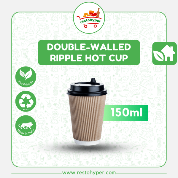 Ripple Paper Cup - 150ML