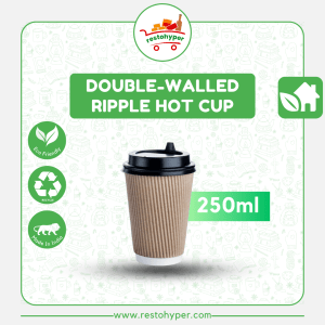 ripple paper cup 250ml