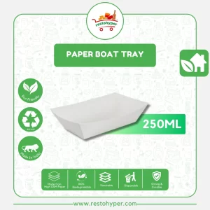 Paper food boat 250ml