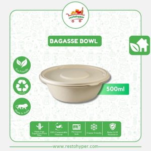 bagasse bowl 500ml