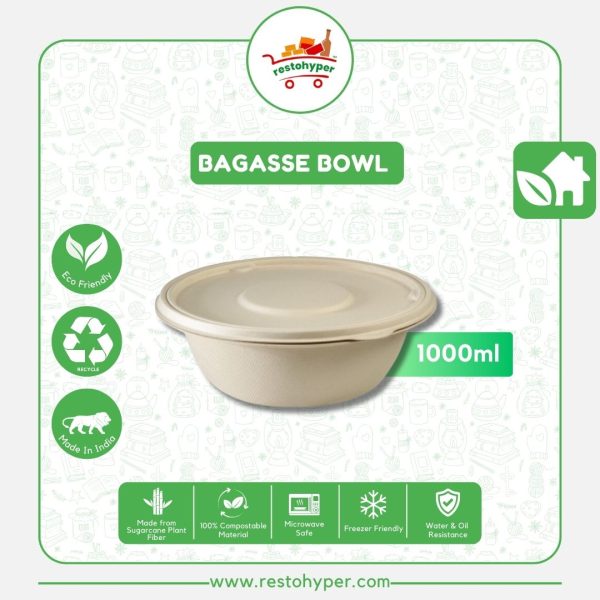 bagasse bowl 1000ml