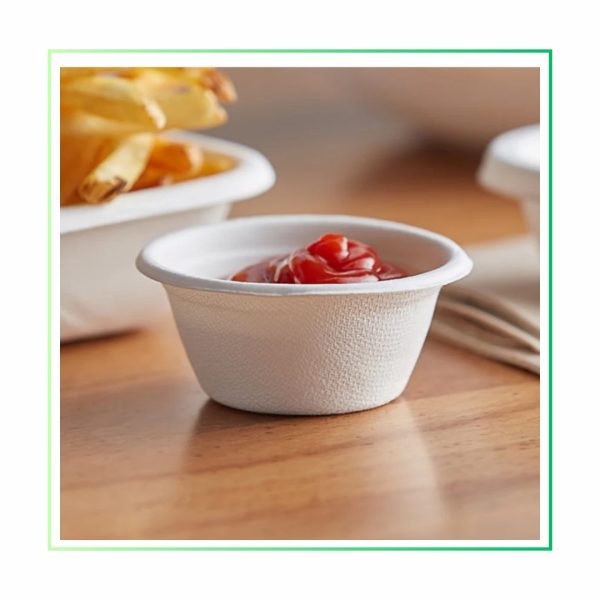 bagasse dip bowl