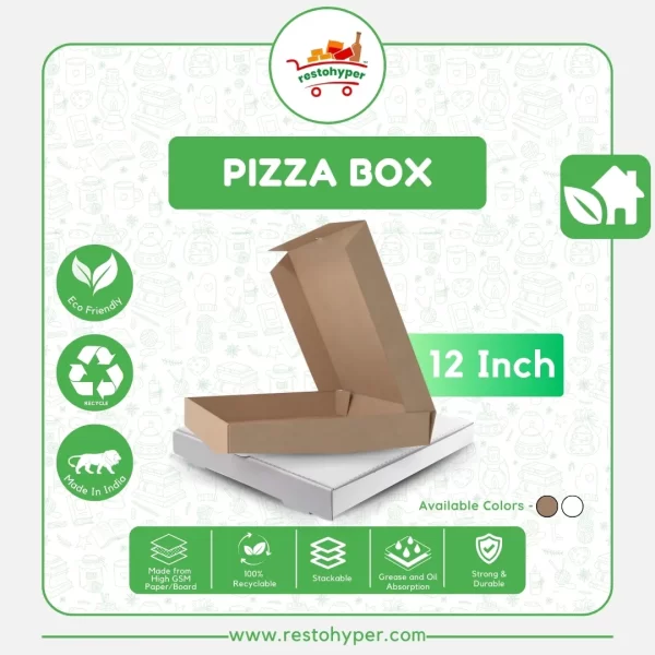 corrugated pizza box - 12 inch